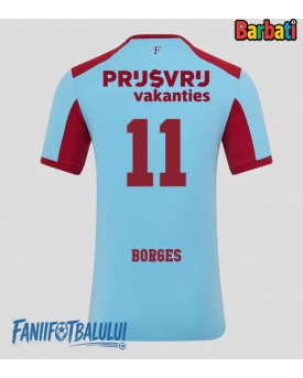 Feyenoord Goncalo Borges #11 Tricou Fotbal Replică 2025-26 Barbati Treilea